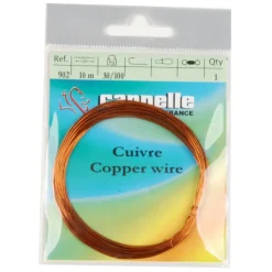 Carnassier Au Posé - CANNELLE Accessoire Monture Mort Manié Fil de Cuivre 10m