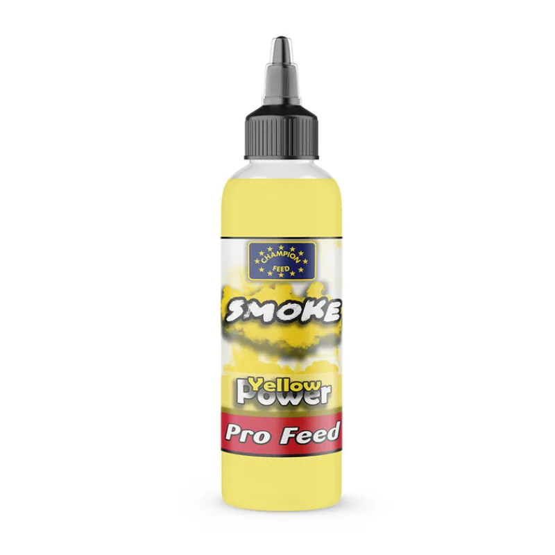 Appâts / Amorces - CHAMPION FEED Additif Liquide Smoke 125ml Yellow Power