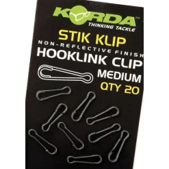 Acc.Montages/Hameçons - KORDA Agrafes pour sacs solubles carpe stik klip (x20)