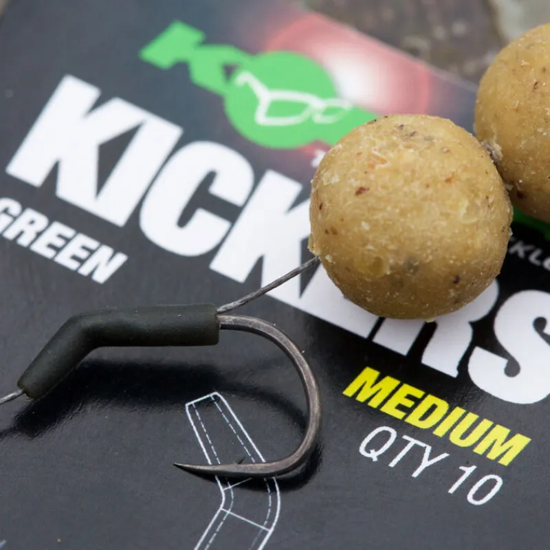 Acc.Montages/Hameçons - KORDA Aigneur de igne carpe kickers vert (x10)