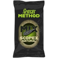 Appâts / Amorces - SENSAS Amorce Feeder Method Mix Natural Scopex 1kg