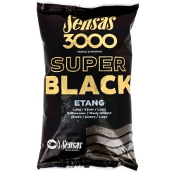 Appâts / Amorces - SENSAS Amorce 3000 Super Black Etang 1kg