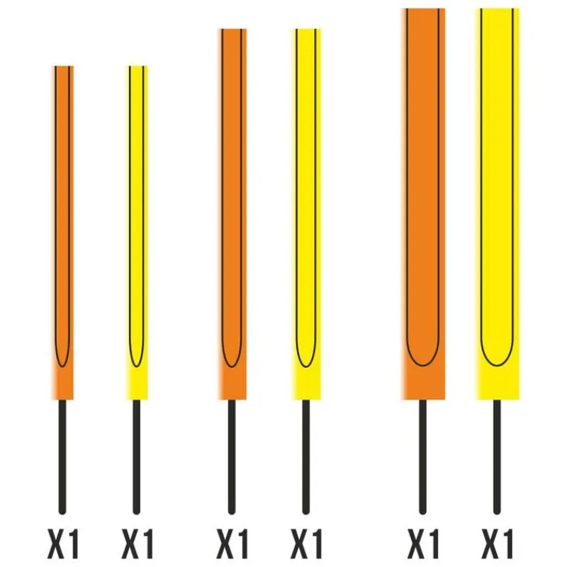 Flotteurs - GARBOLINO Antennes Pack de 6 Antennes Insert Court Plastique Ouverte 3/4/5mm