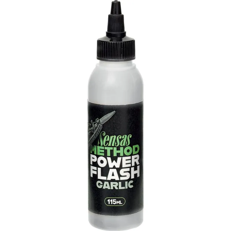 Appâts / Amorces - SENSAS Attractant Power Flash Garlic 115 ml