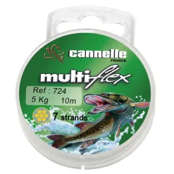 Carnassier Au Posé - CANNELLE Bas de ligne acier carnassier multiflex c724 10m