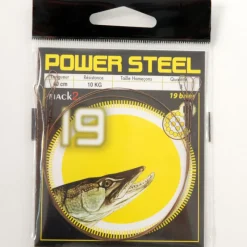 Découverte Pêche Du Carnassier|Hameçons Et Montages - X-LINE Bas de ligne acier carnassier power steel 19 brins 40cm (x3)