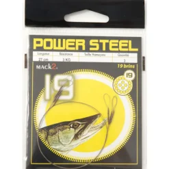 Découverte Pêche Du Carnassier|Hameçons Et Montages - X-LINE Bas de ligne acier carnassier power steel 19 brins 27cm (x3)