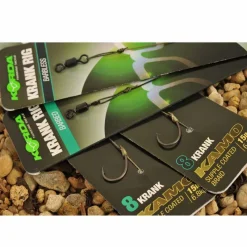 Acc.Montages/Hameçons - KORDA Bas de ligne carpe krank ready rig barbless