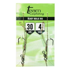 Acc.Montages/Hameçons|Découverte Pêche À La Carpe - TEAM CARPFISHING Bas de ligne carpe standard boilie rig 30 lbs x