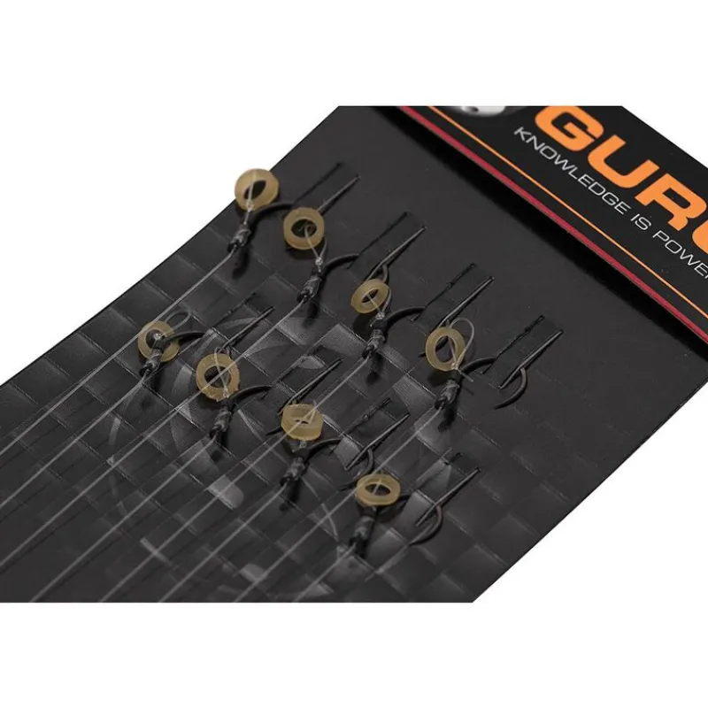 Hameçons / Bas De Ligne Feeder - GURU Bas de ligne QM1 Bait Bands 4" (x8)