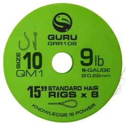 Acc. De Montage Feeder - GURU Bas de ligne qm1 standard hair 15" (38cm)