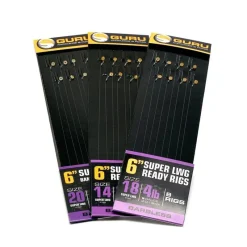 Hameçons / Bas De Ligne Feeder - GURU Bas de ligne Super LWG Bait Band Rigs 6" (x8)