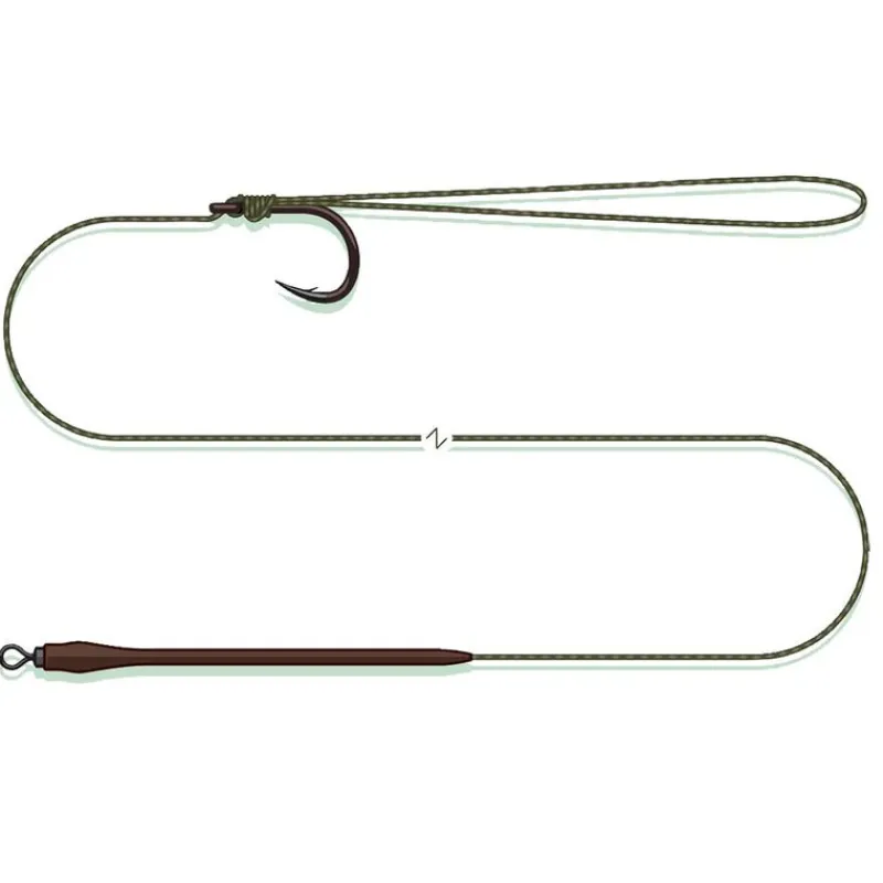 Acc. Montage / Hameçons - MADCAT Bas de Ligne Standard Pellet Rig 65cm 0.95mm 84kg n°2/0