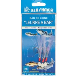 Bas De Lignes / Lignes Montées|Leurres - FLASHMER Bas de ligne mer leurre a bar
