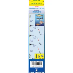 Surfcasting|Bas De Lignes / Lignes Montées - FLASHMER Bas de ligne mer t-swivel dl6