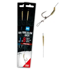 Acc.Montages/Hameçons - NASH Bas De Ligne Blow Black Rig Barbless