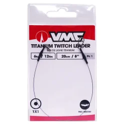 Hameçons Et Montages - VMC Bas de ligne Titanium Twitch Leader 20cm (x1)