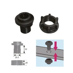 Équipements - SEVEN BASS Base Encastrable Barque Compatible Plug&Go