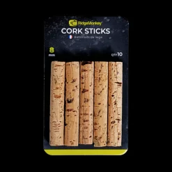 Acc.Montages/Hameçons - RIDGE MONKEY Batonnets de Liège Cork Sticks x10