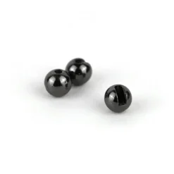 Fly Tying - TEXTREME Billes Fendues Tungsten Slotted Beads Black (x20)