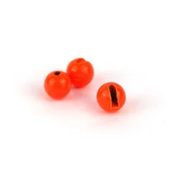 Fly Tying - TEXTREME Billes Fendues Tungsten Slotted Beads Fluo Orange (x20)