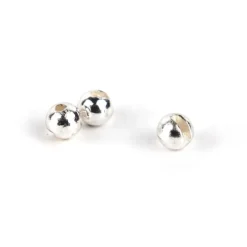 Fly Tying - TEXTREME Billes Fendues Tungsten Slotted Beads Silver (x20)
