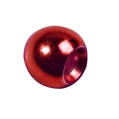 Fly Tying - JMC Billes tungstène métal rouge x25 (plusieurs tailles proposées)
