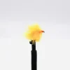 Mouches - SILVER STONE Blob orange sunburst H10 (x3)