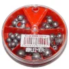 Plombs - LEMER Boite de plombs coup 5 cases balle ronde percee