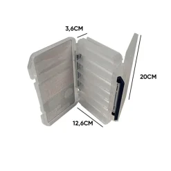 Pêche Aux Leurres|Bagagerie / Rangement - VERSUS Boite Reversible 100 Clear 20x12.6x3.6cm