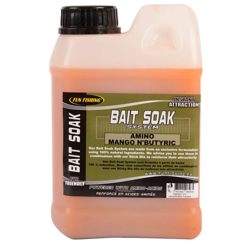 Appâts Et Fabrication - FUN FISHING Booster Bait Soak System Amino Mango N'Butyric