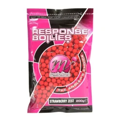 Appâts Et Fabrication - MAINLINE Bouillette Shelf Life Boilies Response Strawberry Zest 200g