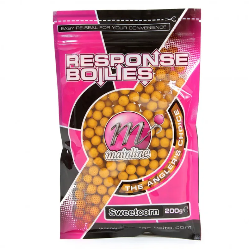 Appâts Et Fabrication - MAINLINE Bouillettes carpe ready made boilies sweetcorn 200g