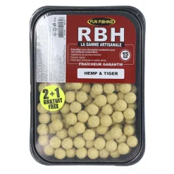 Offre À Volume Carpe|Appâts Et Fabrication - FUN FISHING Bouillettes RBH Boilies Hemp et Tiger 800g