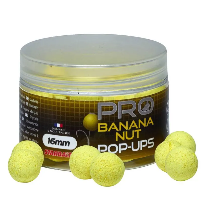 Appâts Et Fabrication - STARBAITS Bouillettes Pro Banana Nut Pop up 16 mm 50 g