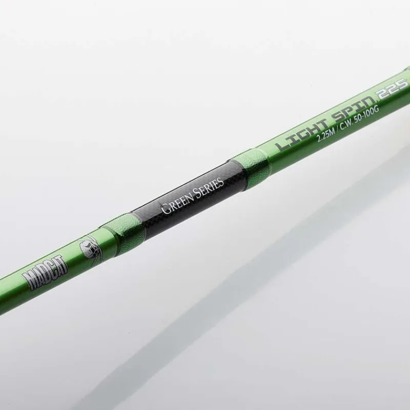 Cannes - MADCAT Canne leurre silure green spin 2.25m 50-100g