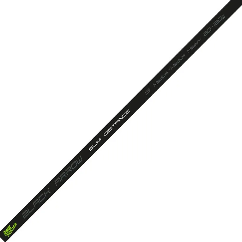 Cannes Feeder - SENSAS Canne Black Arrow Slim Distance 13 Ft-M/MH 2Pcs