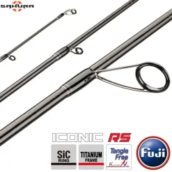 Cannes - SAKURA Canne Spinning Iconic RS Spinning ICRSS 802 ML+ Distance Finesse 2.44m, 5-14g