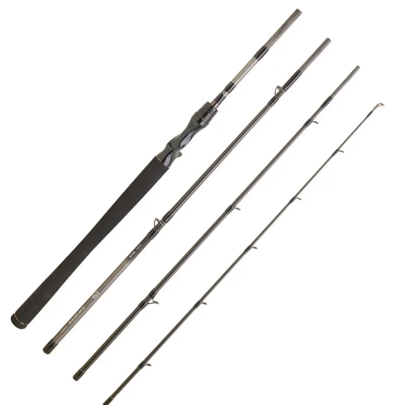 Cannes - DAIWA Canne Spinning Travel Exceler 664MHFBF 4 brins, 1.98m, 7-28g