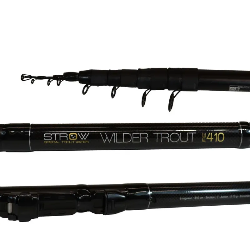 Cannes - STROW Canne Téléréglable Wilder Adjust FE 410 4.10m, 5-15g