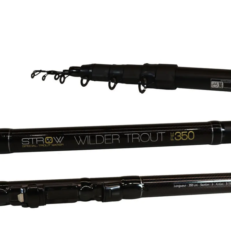 Cannes - STROW Canne Téléréglable Wilder Adjust FE 350 3.50m, 5-15g