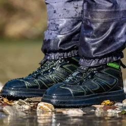 Waders|Wading - SILVER STONE Chaussures de Wading Silverstone Hardwater Rubber Semelles Caoutchouc