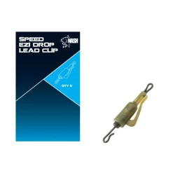 Acc.Montages/Hameçons - NASH Clip Plombs Speed Ezi Drop Lead Clip