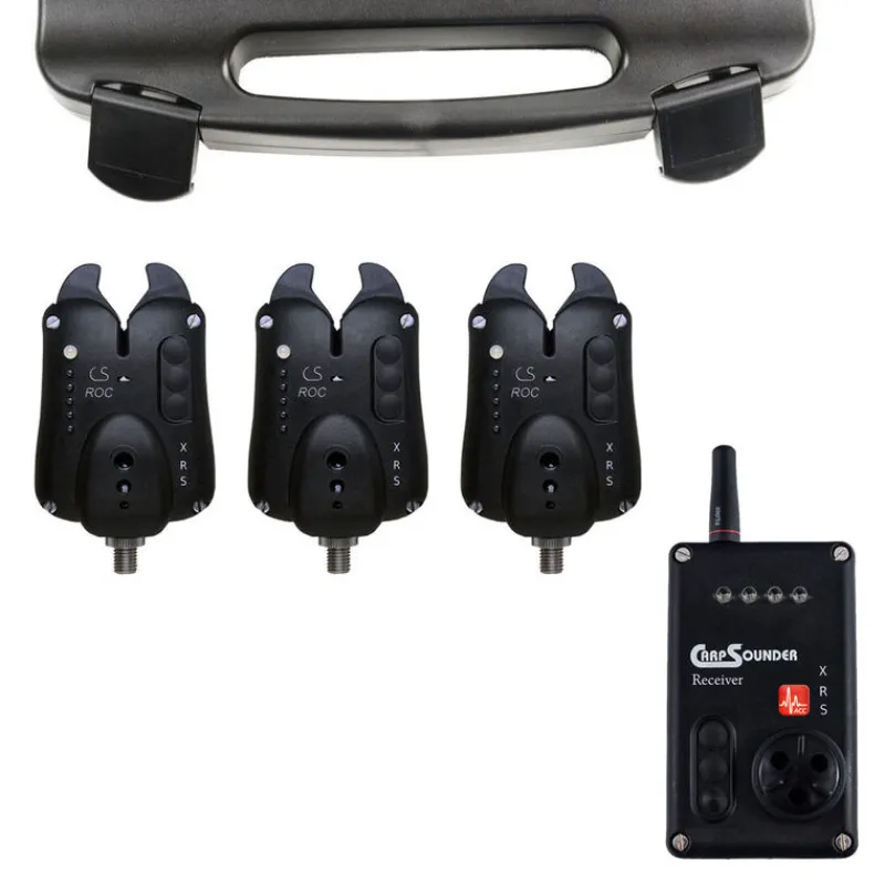 Détection - CARPSOUNDER Coffret détecteurs carpe set 3 roc xrs avec centrale
