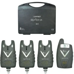 Détection - TEAM CARPFISHING Coffret 3 détecteurs carpe baxter vx + centrale