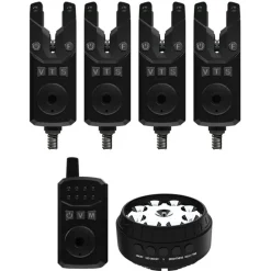 Détection - SONIK Coffret 4 détecteurs + 1 centrale + lampe bivvy SKS2