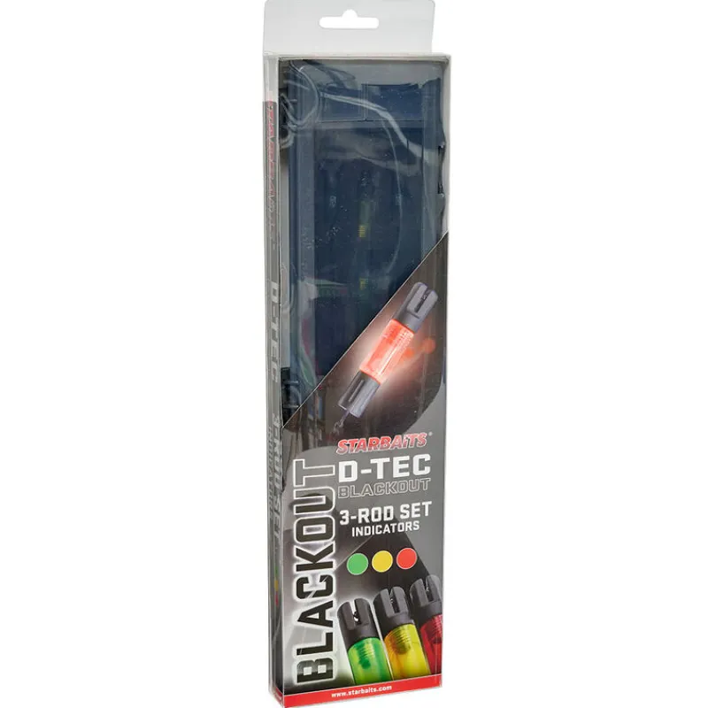 Détection - STARBAITS Coffret 3 Hanger D Tec Black Out Full Set 3 Rods