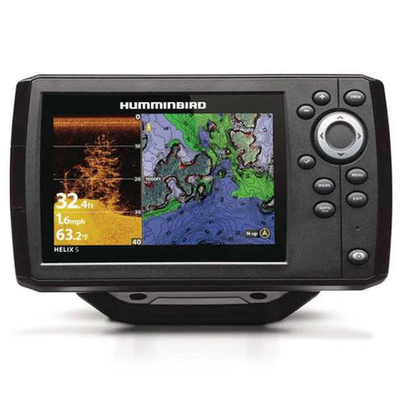 Électronique - HUMMINBIRD Combiné Helix 5 G3 Chirp DI Sonde Tableau Arrière et Température