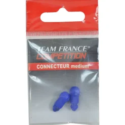 Montages Elastiques - TEAM FRANCE Connecteurs coup peres de connexion (x2)