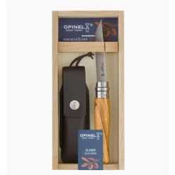 Outillages Et Accessoires|Goodies Et Idées Cadeaux - OPINEL Couteau Plumier n°08 Olivier + Étui
